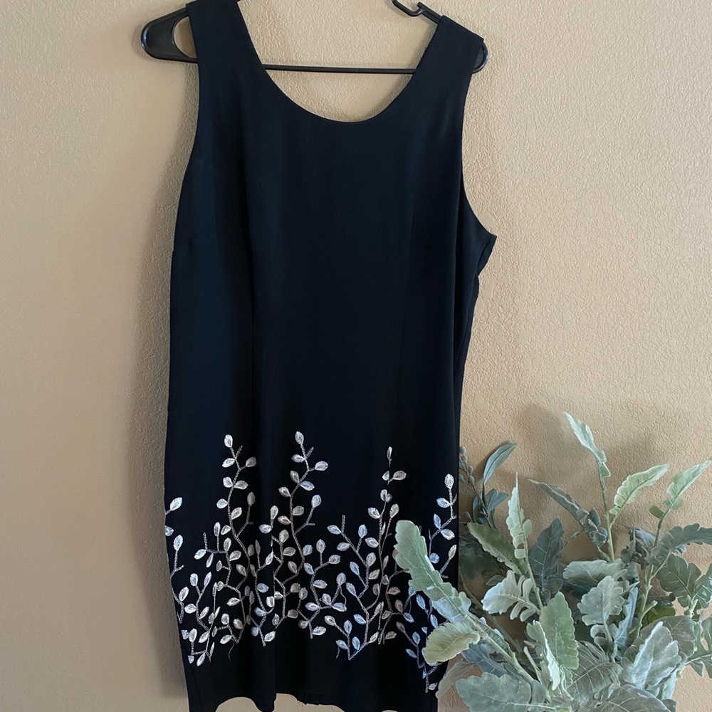 Black Dress with sweater